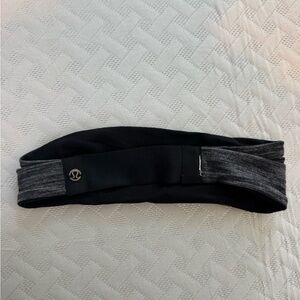 lululemon athletica Black and Gray Headband